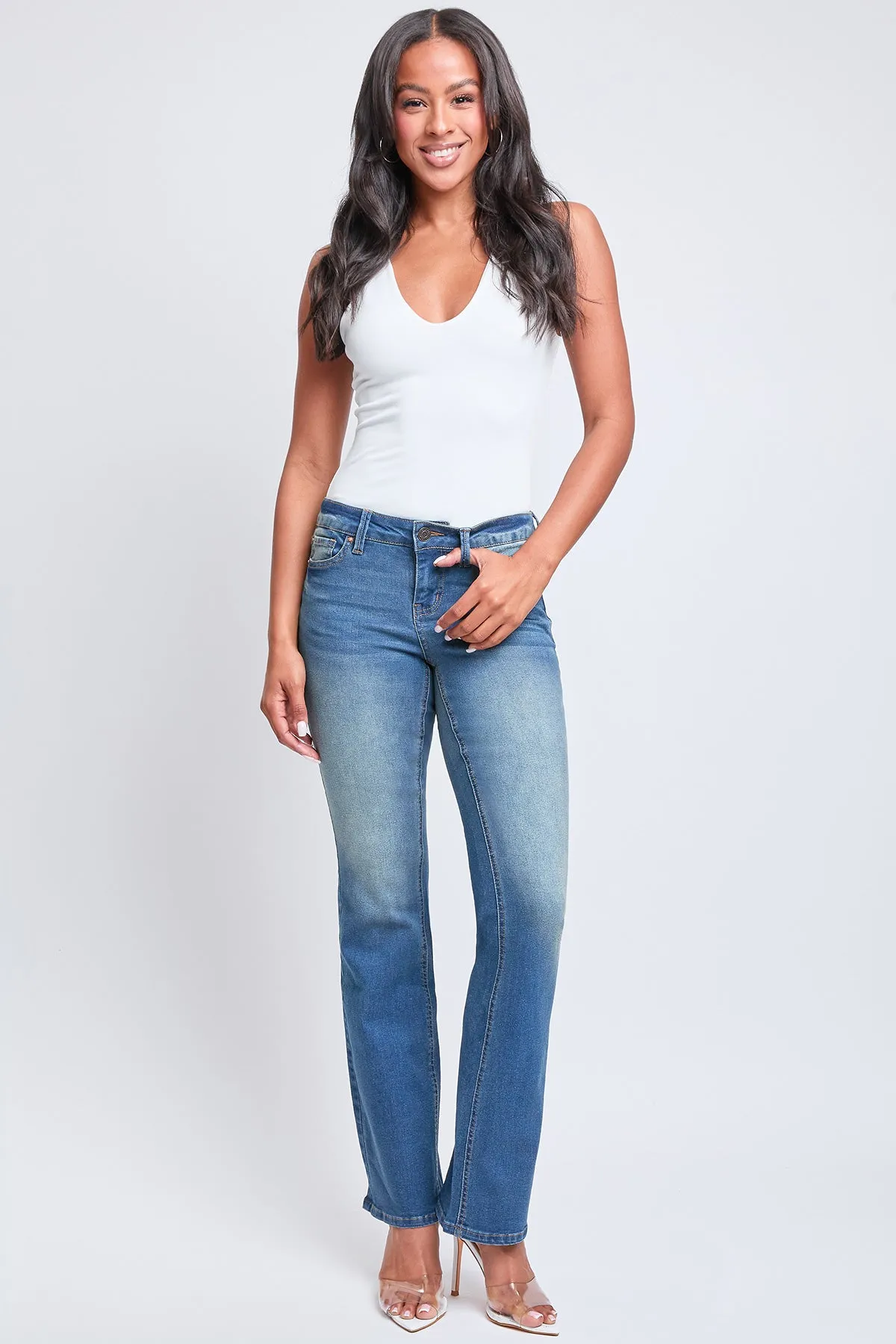 Women's Basic Low Rise Bootcut Jeans