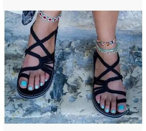 Women's Boho Handmade Braided Sandals