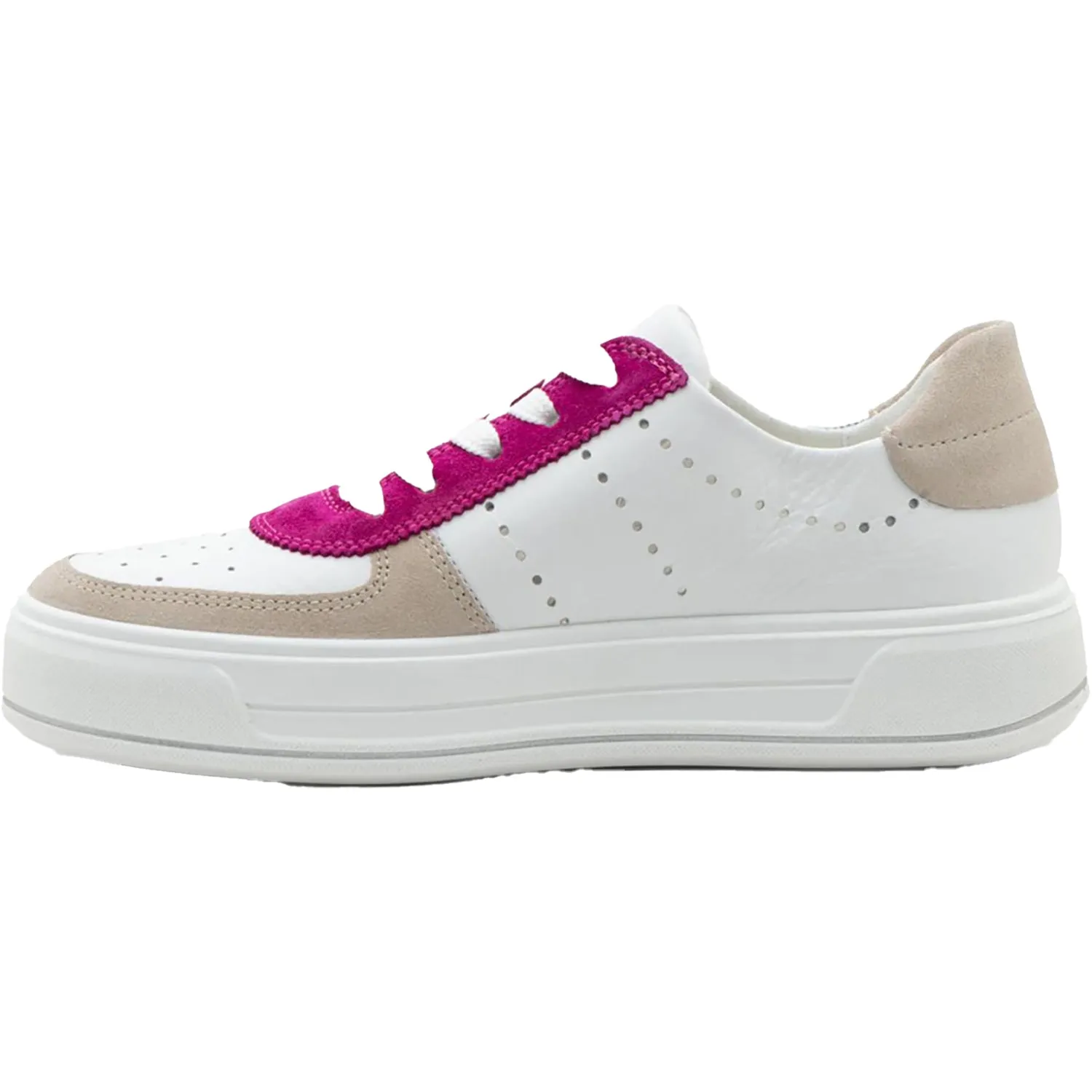 Women's Calgary Shell/White/Pink Leather