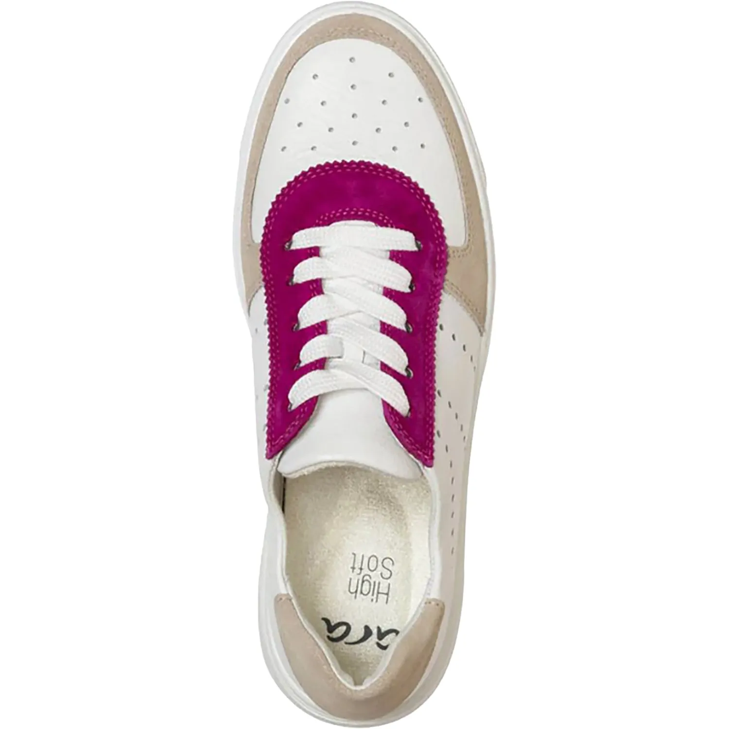 Women's Calgary Shell/White/Pink Leather