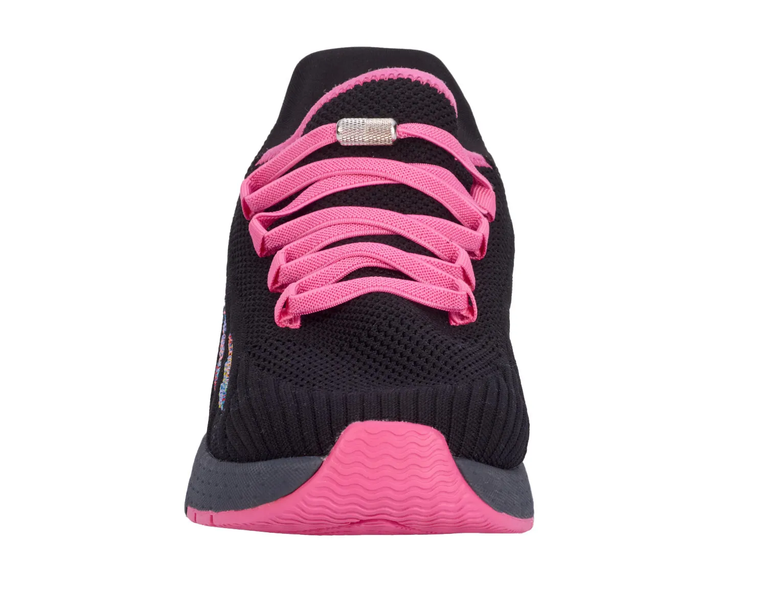 Women's Halo Step in Shoe EXTRA WIDE in Black/Pink Combo