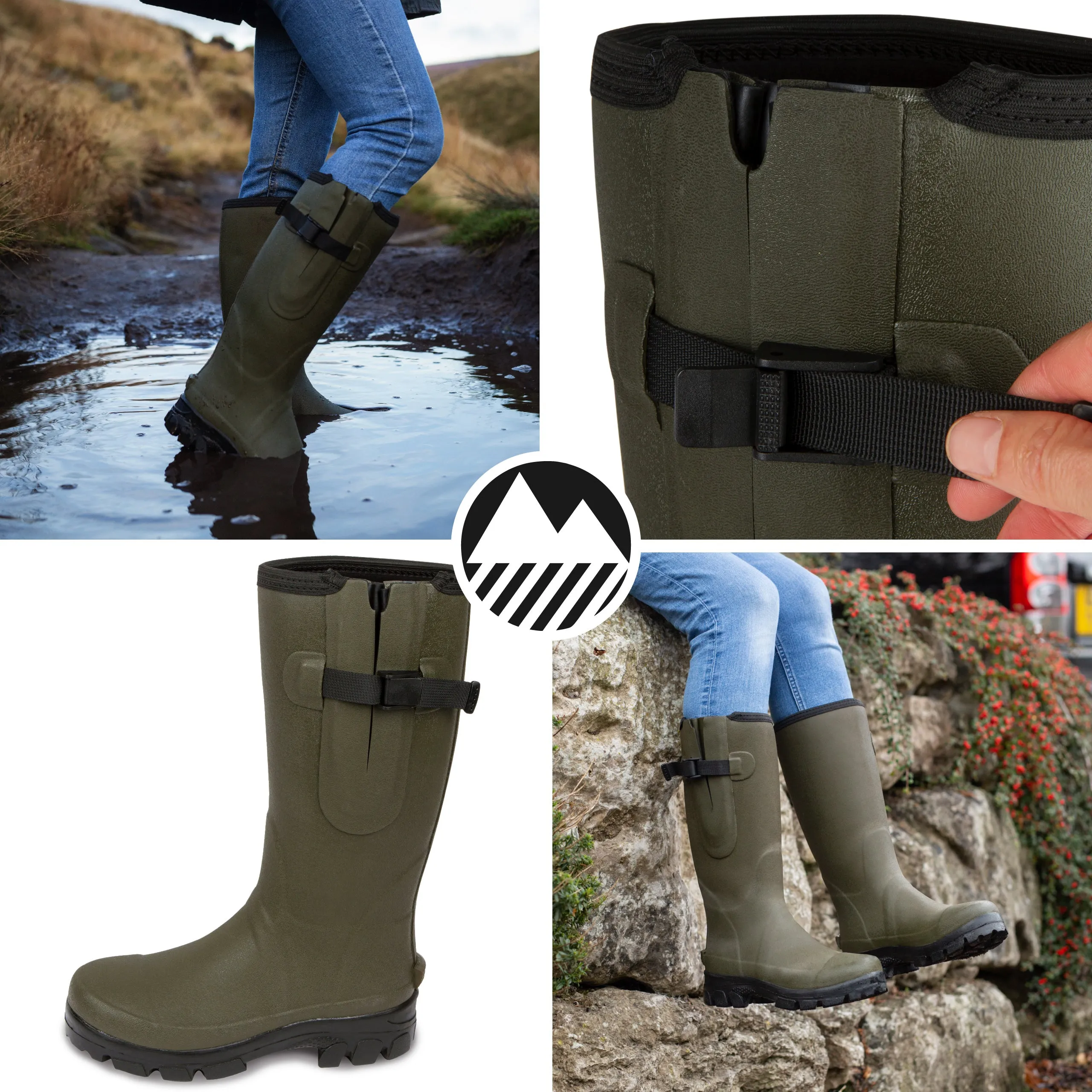 Women's Helton Neoprene Lined Wellington Boots