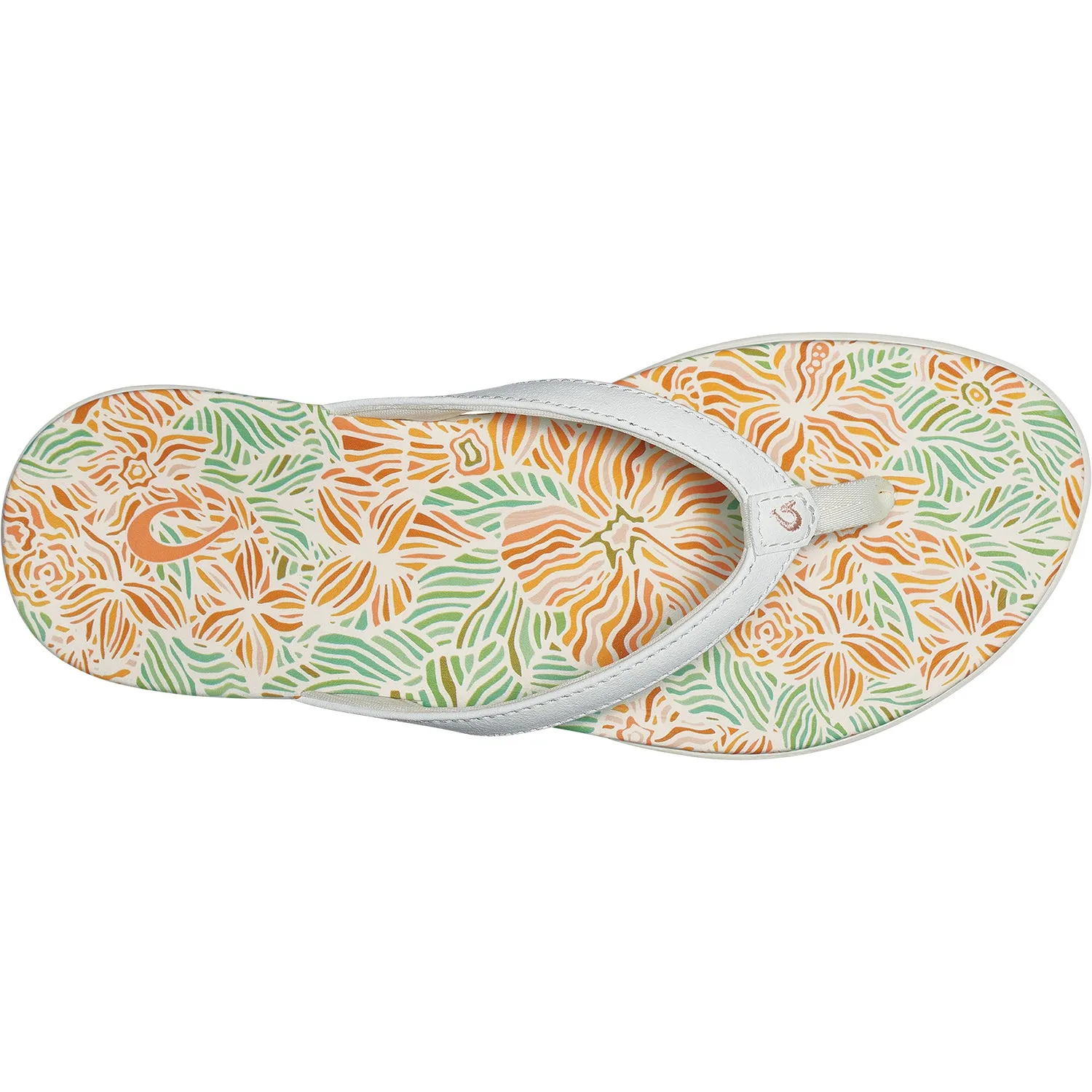 Women's OluKai Ho'opio Hau White/Hau Synthetic