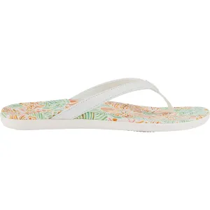 Women's OluKai Ho'opio Hau White/Hau Synthetic