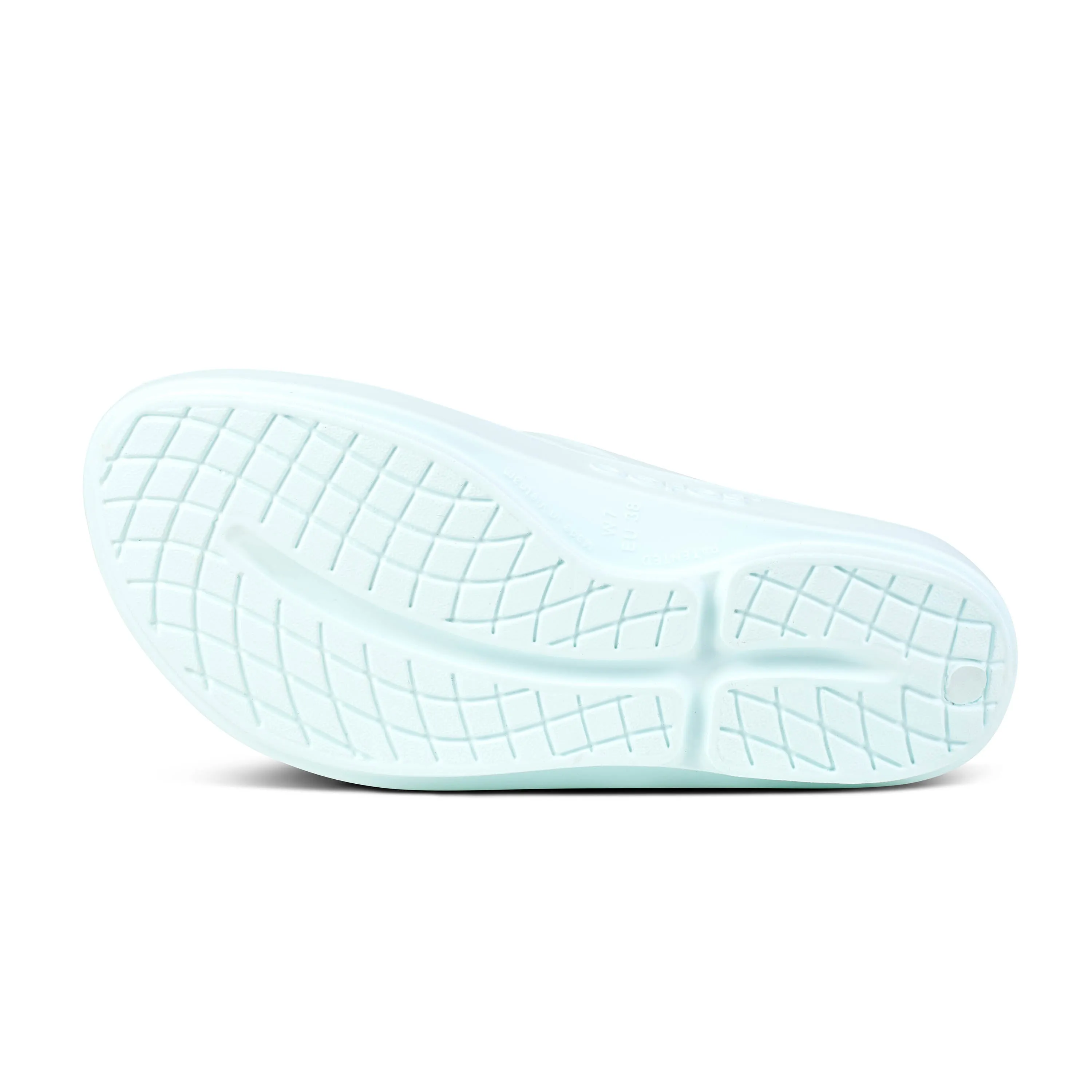 Women's Oofos OOlala Thong Color: Ice