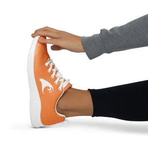 Women’s Orange Athletic Shoes with Extremely Stoked Epic Wave Logo