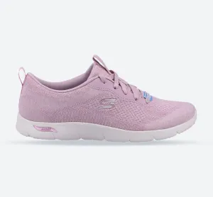 Women's Wide Fit Skechers 104272 Arch Fit Refine Trainers - Mauve