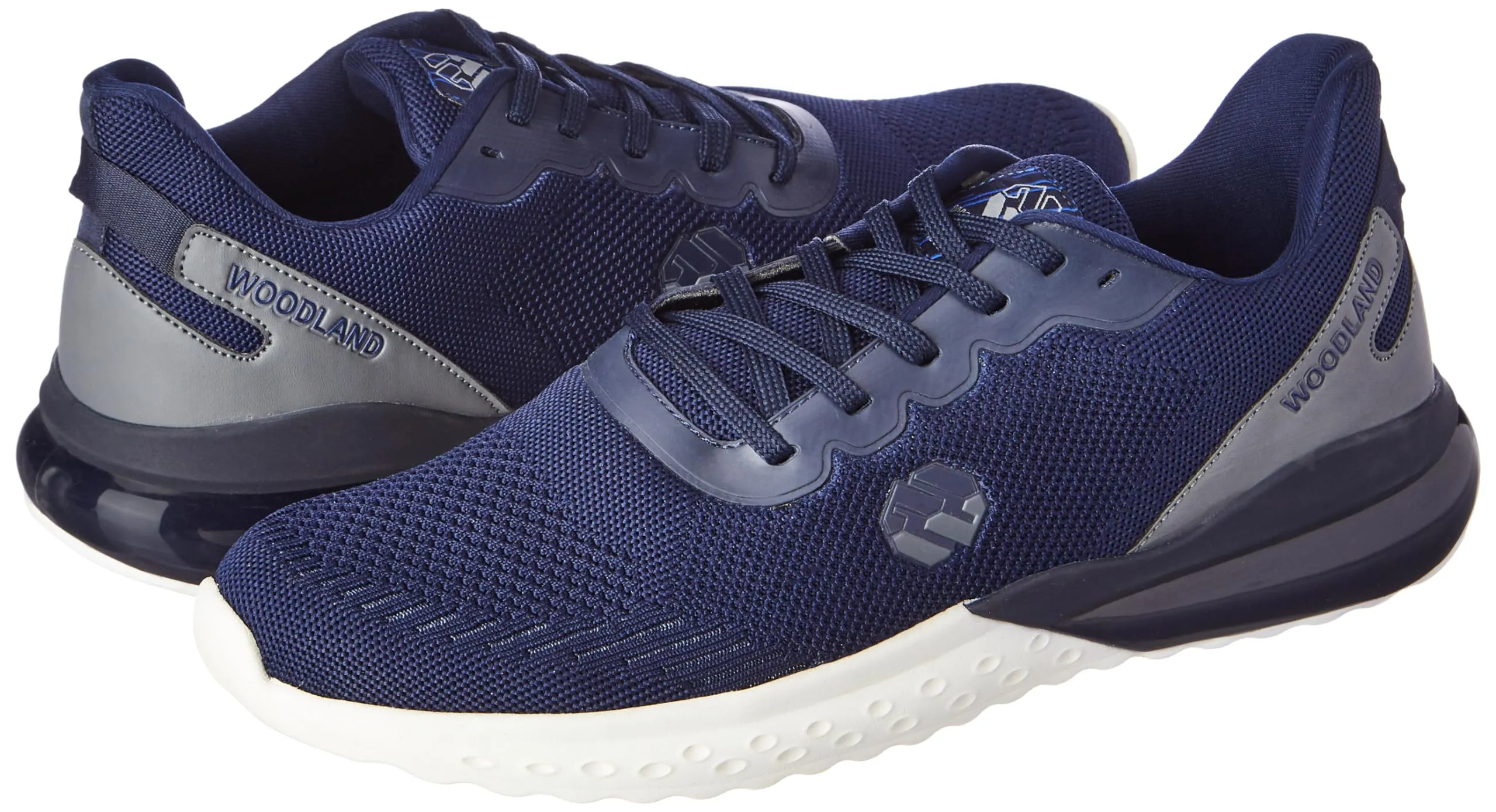 Woodland Men's Blue MESH Sports Shoes-11 UK (45 EU) (Navy)