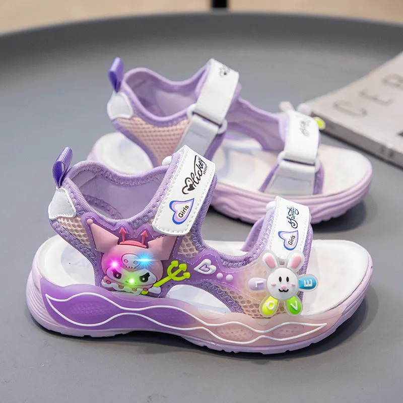 xiangtuibao  Girls' Fashion Sports Sandals Velcro Open Toe